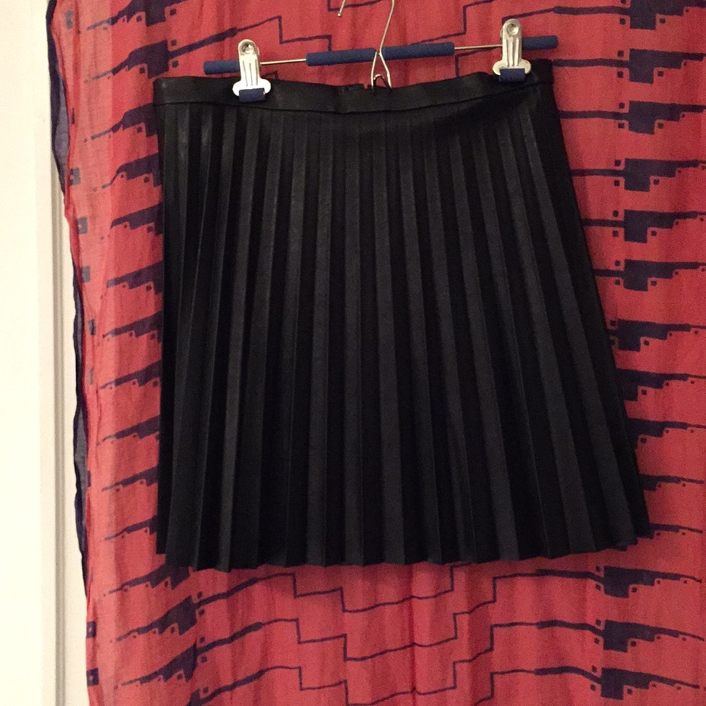 J. Crew pleated mini— Black